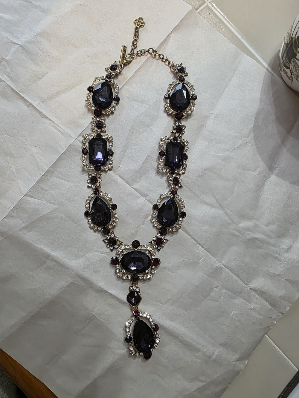 SIGNED Oscar DE LaRenta Vintage Statement Necklace